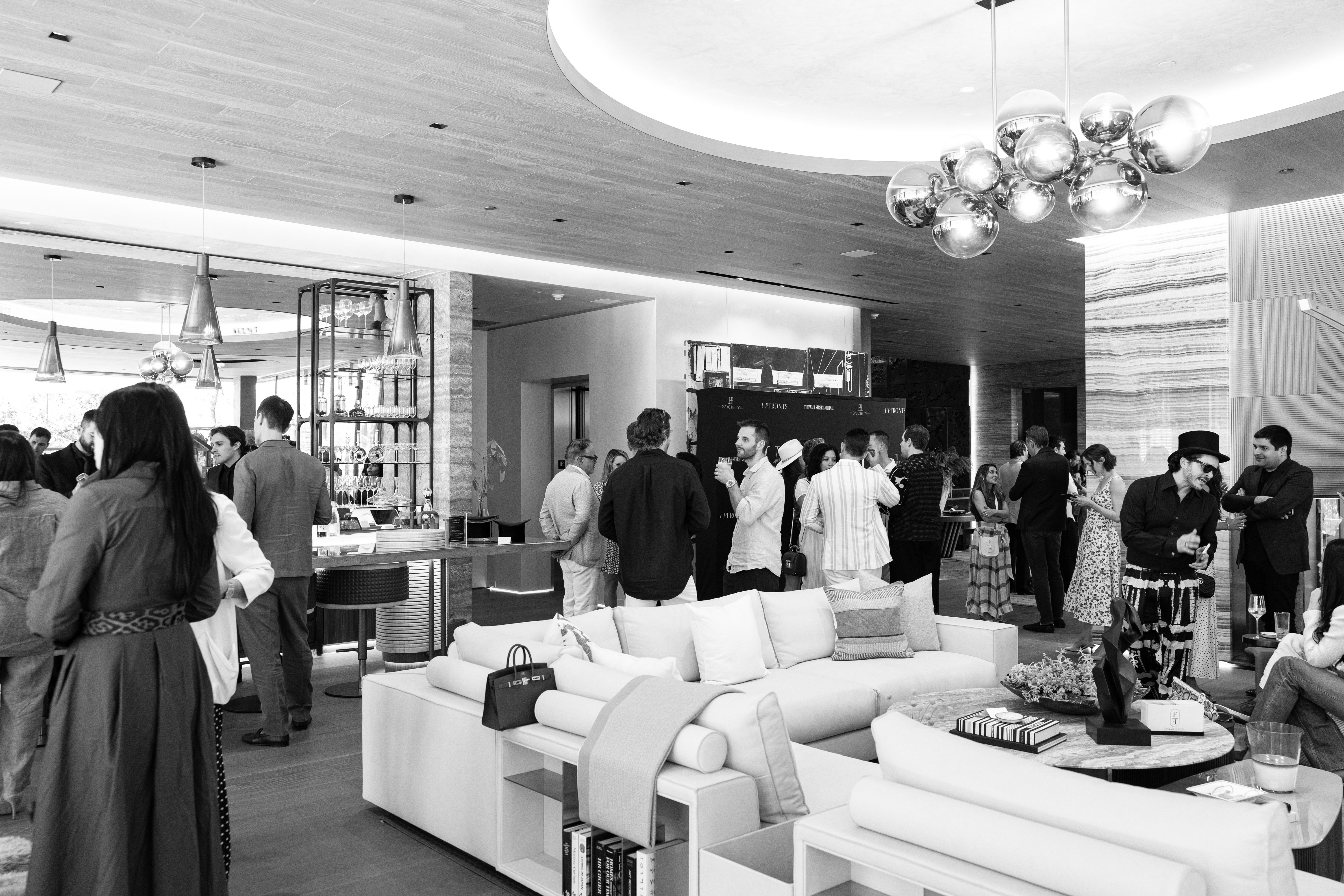 UPFRONTS Villa Siena Los Angeles &mdash; cocktail reception, The SOCIETY Group.